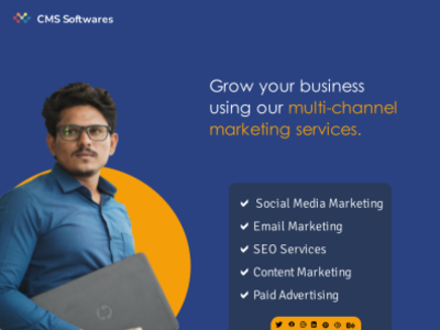 Multi-channel Marketing Services analytics branding design digitalmarketing site design social media design ui ux