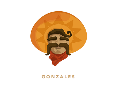 Gonzales gonzales logo orange speedy taco
