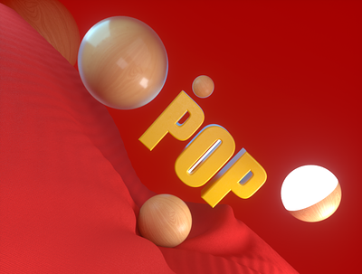 Pop 3d animation graphic design motion graphics
