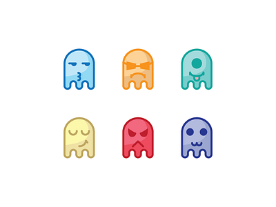 Ghost Squad cute emoji fun ghost icon squad