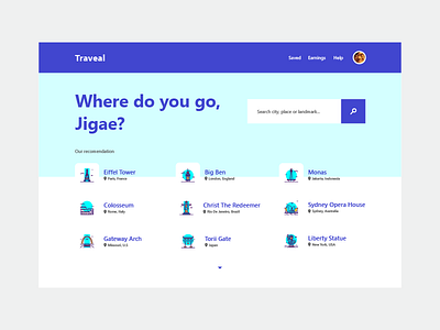 Travel Website Landing Page