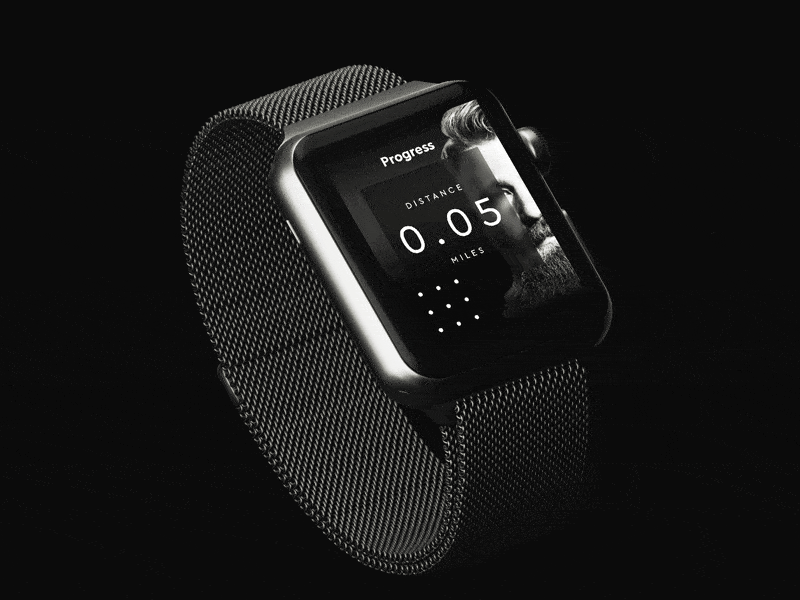 Pass the baton for Apple Watch animation app apple colour ui design gif graphics university ux watch