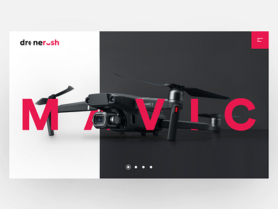 DroneRush Web Design branding color design drone drones graphic logo ui ui ux ux web webdesign