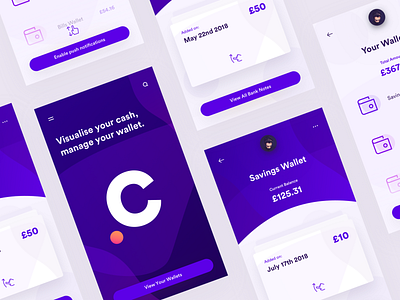 Cera - Money Management - UI Concept 3d app branding color colour design graphic design graphics icon illustration logo mockup poster student typography ui university ux vector web