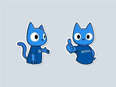 Xeovo.com Telegram stickers cat character stickers telegram