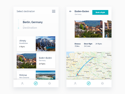 Weekly UI - 3 book booking city explore flight tickets travel trip