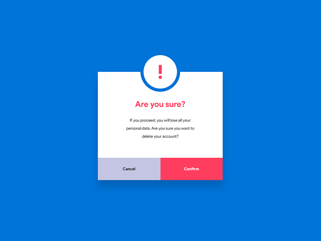 Prompt modal by Almaz Bisenbaev on Dribbble