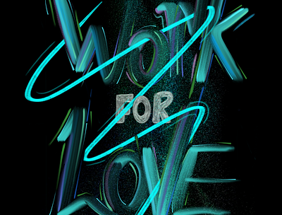 work for love branding design illustration typography