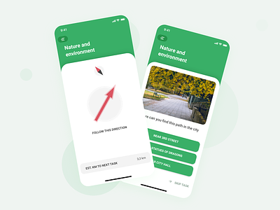 TROVI - an active outdoor game activity app app design game mobile nature outdoor park run walk