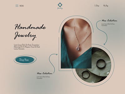 Jewelry design graphic design jewelry ui web