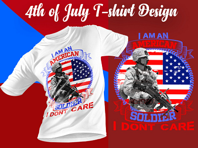 4th of July T-shirt Design 4th america american badge balloon banner blue card celebration day design eagle firework fourth fourth of july freedom graphic happy independence independence day