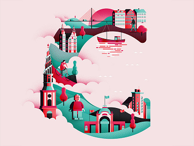 Travel Letters C Dribbble holiday