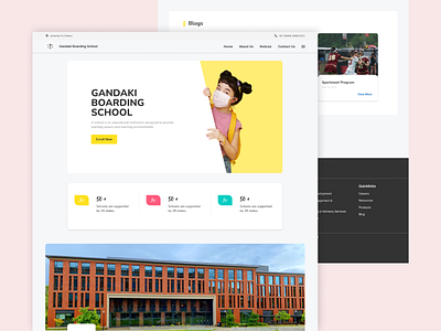 School Landing Page