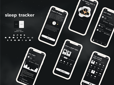 sleep tracker figma ui