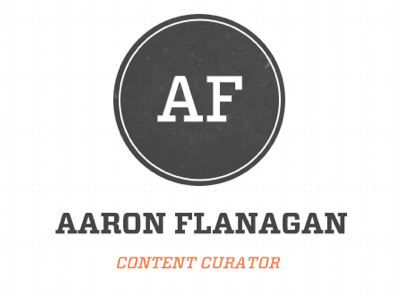 Content Curator identity logo typeface