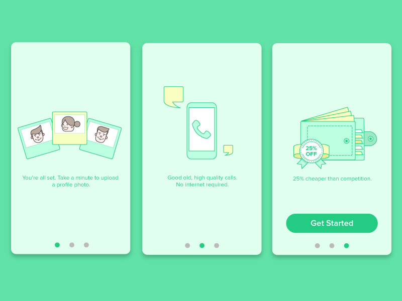Onboarding dribbble
