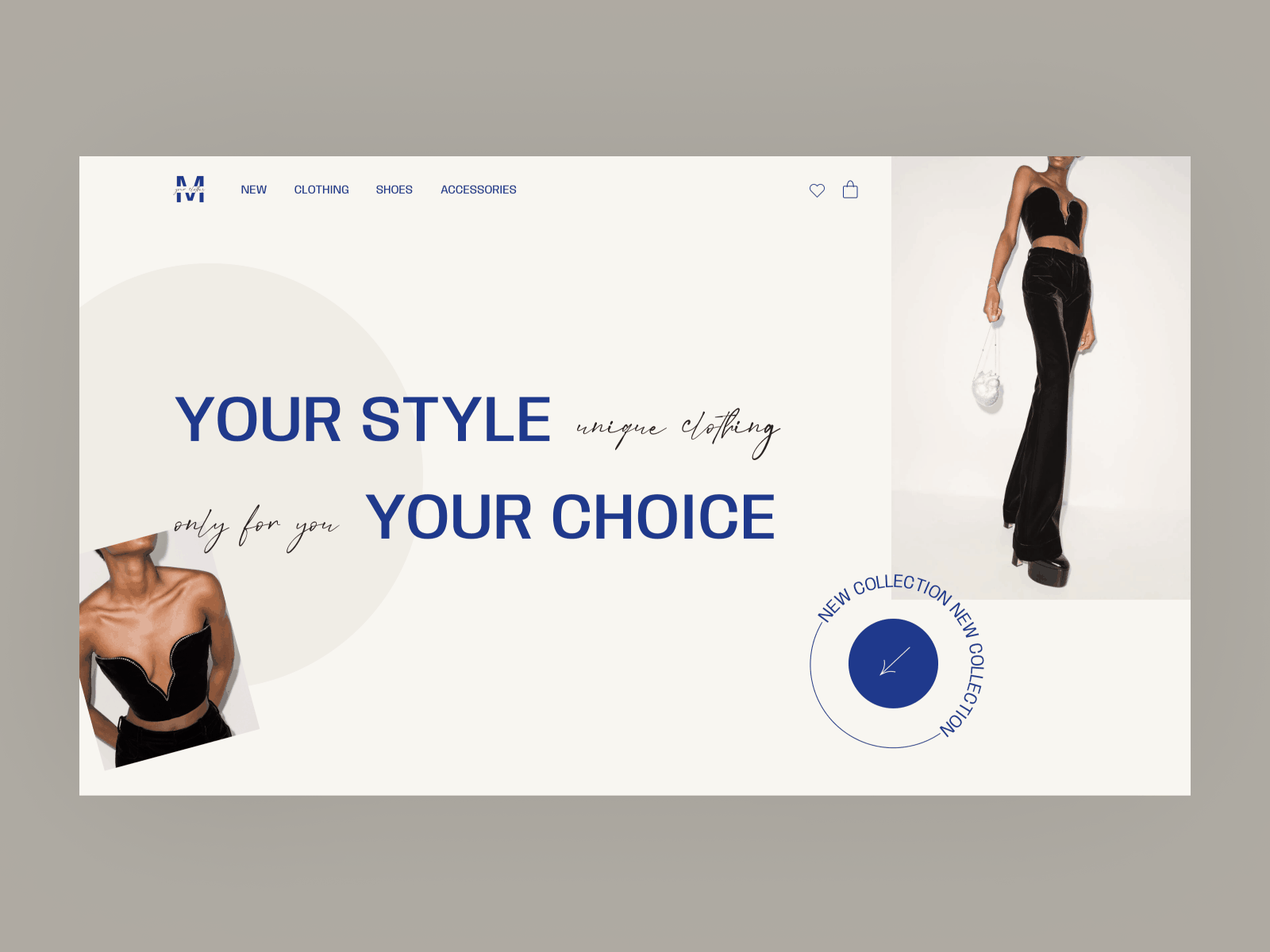 E-commerce for a multi-brand store. animation branding design figma minimal online shop online store ui uiux ux web web design web designer