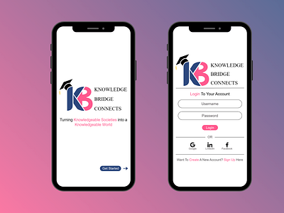 KB Connects Mobile App Design