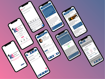 KB Connects Mobile App Design