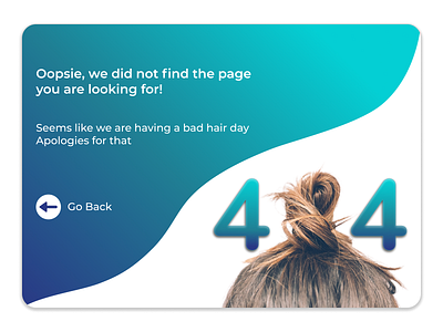 404 Error Page - Haircare Brand