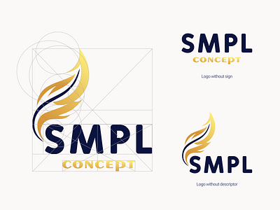 SMPL Сoncept brand identity clean clean logo color colorful design gradient graphic design logo logo designer logodesign logomark logos minimalist minimalisticlogo typography