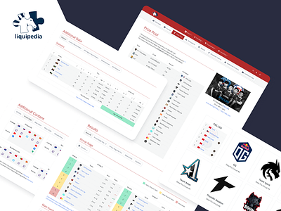 Redesign Liquipedia (Dota 2) design dota dota 2 game game design interface liquipedia ui ui design uiux user interface ux design website website design