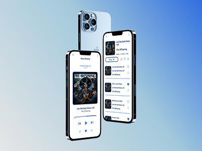 Rhytm Music Player App app branding desi design ui ux