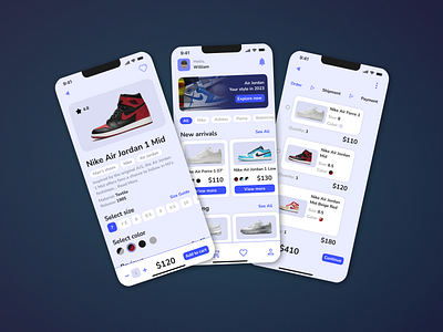 E-Commerce Shoes shop UI