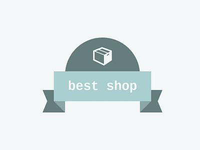 Simple logo to shoping website logo design