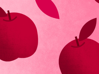 Red Apples apple cute pink red retro texture