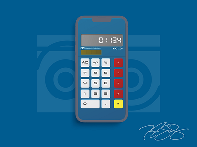 Daily UI Challenge #004 — Calculator