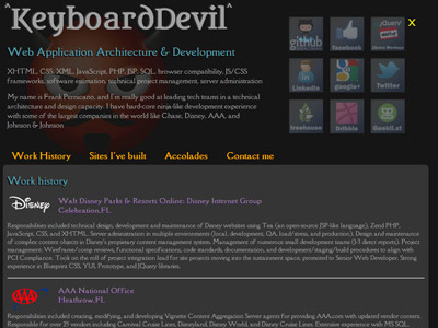 The new KeyboardDevil site keyboarddevil