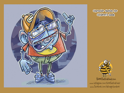 Dribble Blue braces braces characterdesign childrens book childrens book illustration childrens illustration design digital art drawing illustration life changes stages of life