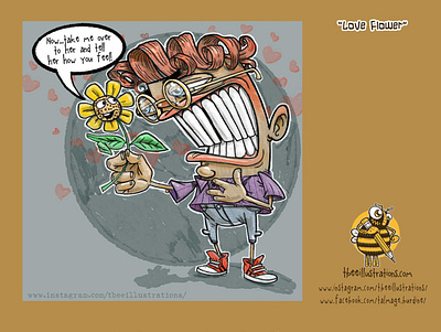 "Love Flower" boardgame characterdesign childrens illustration design digital art drawing illustration