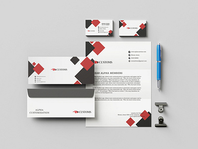 Brand identity of a car customization company brand identity branding business card graphic design logo photoshop