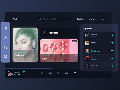 Wodify app client design desktop ui user interface