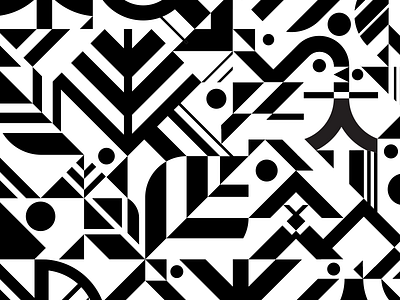 Style experiment art artwork bird design forest graphic icon illustration line pattern tree vector