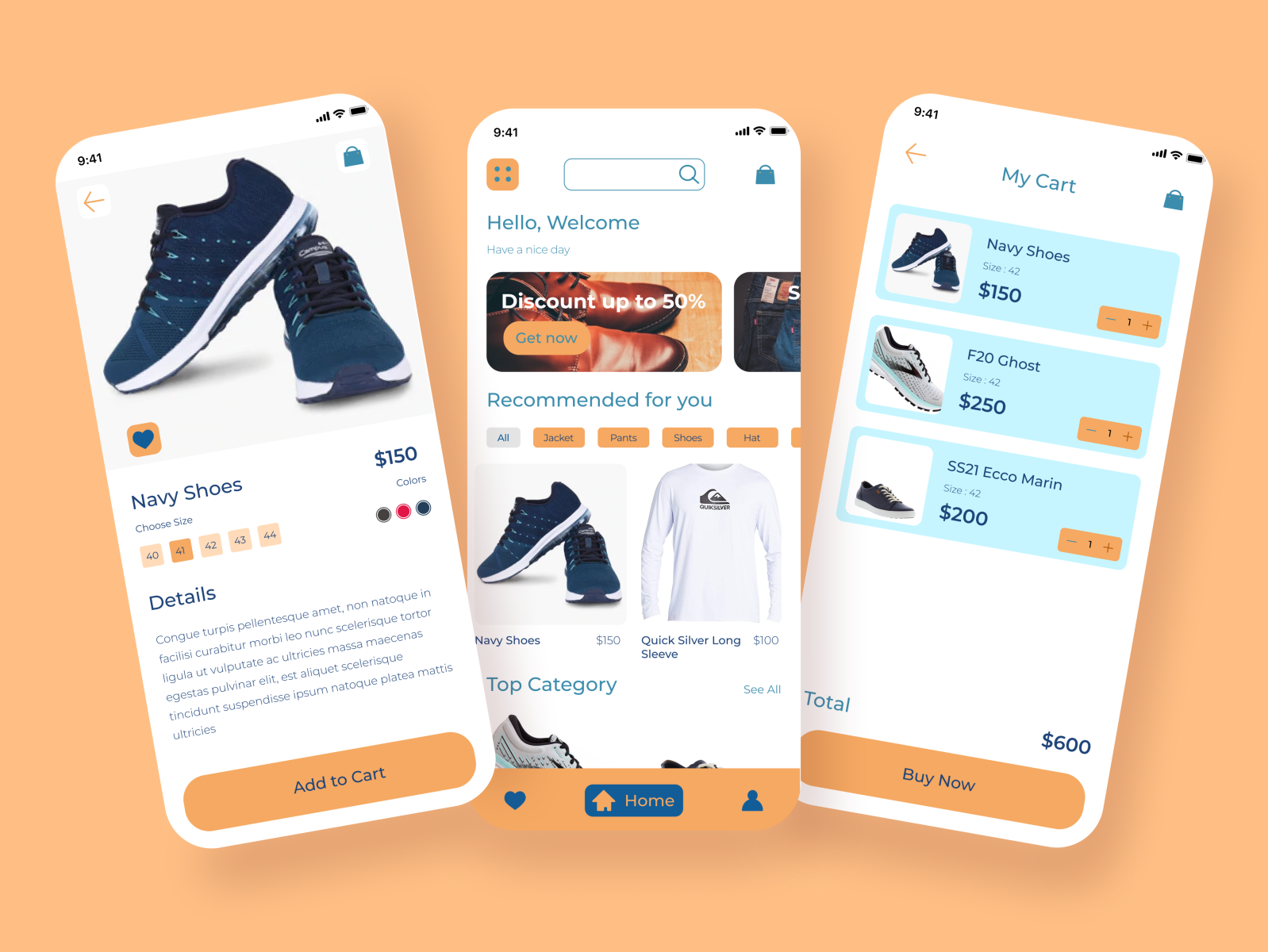 Mobile E-Commerce App by Ngartan on Dribbble