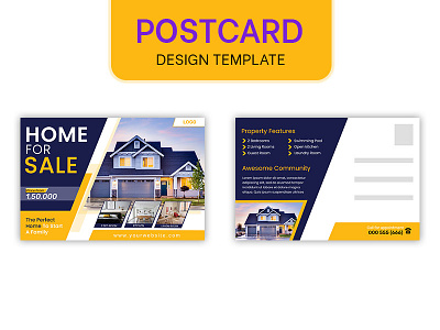 Postcard Design Template direct mail eddm postcard postcard postcard design postcard template