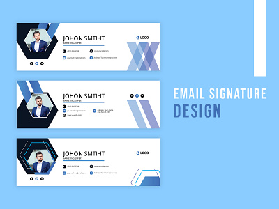Email signature modern
