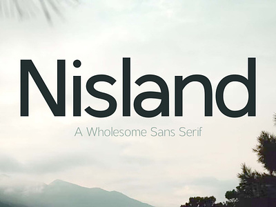 Nisland | A Clean and Classy Sans Serif Font