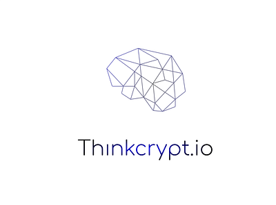 thinkcrypt.io logo v2 design logo
