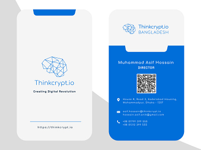 Business Card concept by thinkcrypt.io