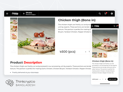 Live Fresh Product Page design ecommerce figma illustration react native vector