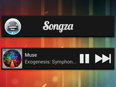 Songza Widget