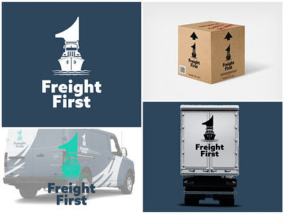 Freight First branding dailylogochallenge design flat icon illustration illustrator logo logocore minimal