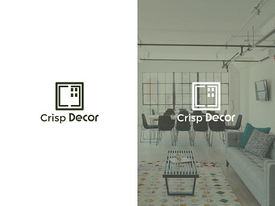 Crisp Decor branding dailylogochallenge design flat icon illustration illustrator logo logocore minimal