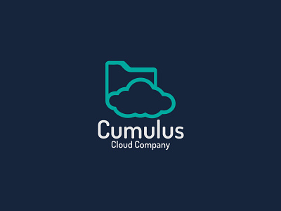 Cumulus Cloud Company branding dailylogochallenge design flat icon illustration illustrator logo logocore minimal