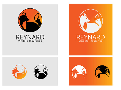 Reynard Wildlife Insurance branding dailylogochallenge design flat icon illustration illustrator logo logocore minimal