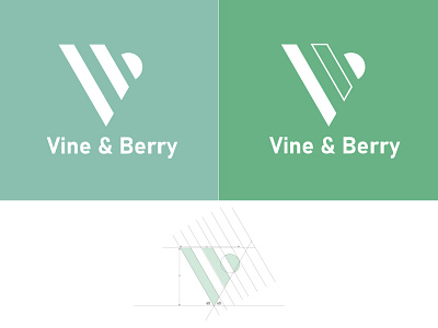 Vine & Berry branding dailylogochallenge design flat icon illustration illustrator logo logocore minimal